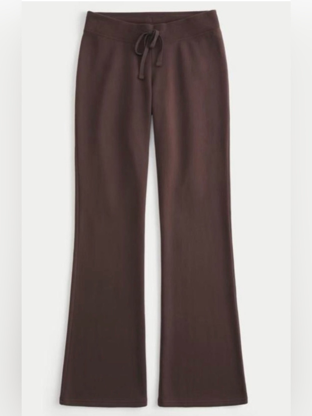 Hollister Chocolate Brown Flared Joggers